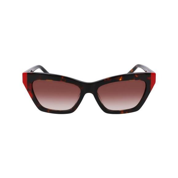 DKNY DK547S Sunglasses 237 Dark Tortoise Red 55mm